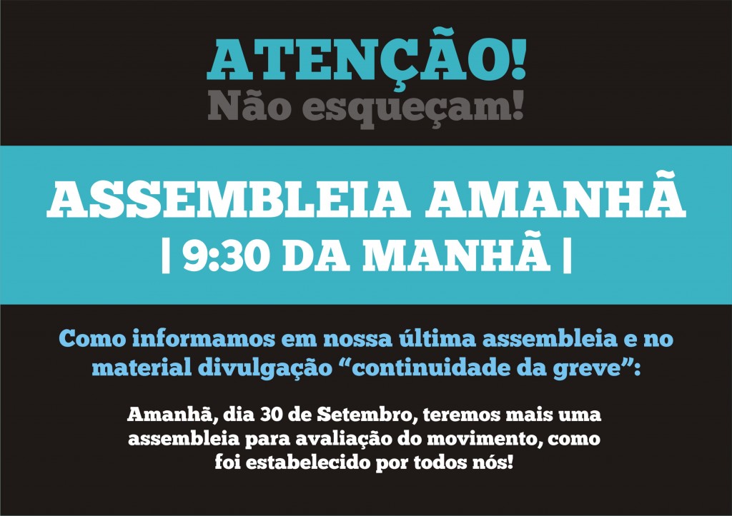 atenção assebleia