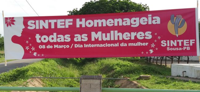 Dia Internacional da Mulher no campus Sousa. Confira alguns registros.