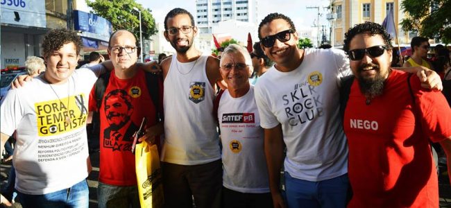 Registros do  Dia Nacional de Greve Geral (28 de Abril) em João Pessoa.