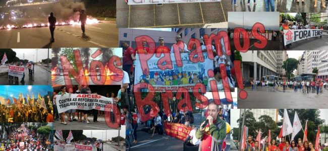 Greve Geral contra Temer e suas Reformas para o Brasil no dia 30/06. E não paramos por aí!