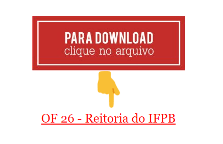 Ofícios protocolados e enviados para a Reitoria e o Campus João Pessoa informando sobre a Paralisação do dia 18 de março