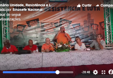 | Vídeo |  I Seminário Unidade, Resistência e Luta, realizado em São Vicente do Sul/RS.