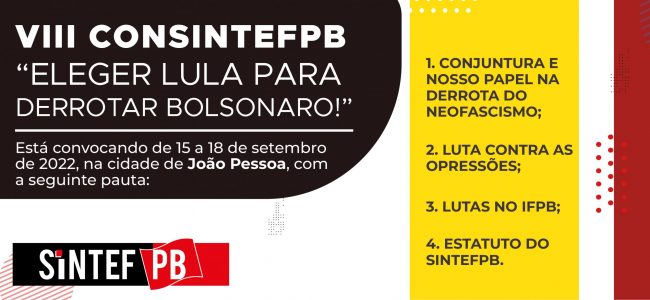 Errata II – Edital Convocação VIII CONSINTEFPB