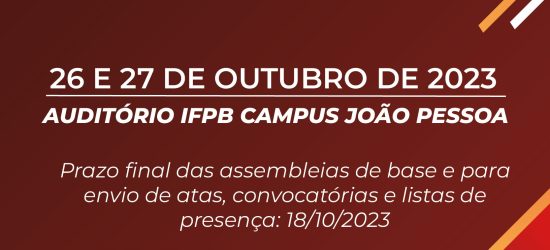CONGRESSO ESTADUAL DO SINTEFPB IX CONSITEFPB